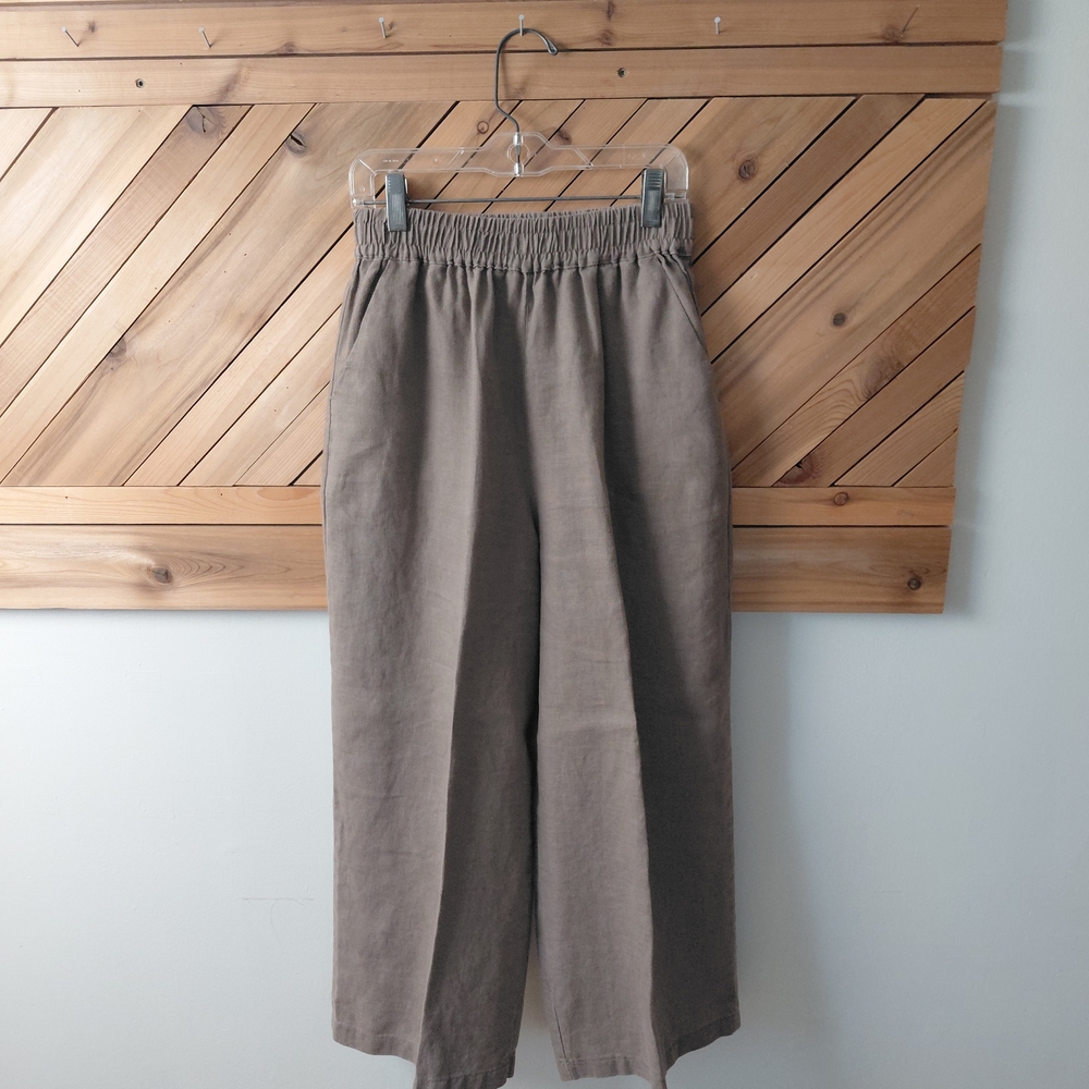 100% Linen Cropped Pants